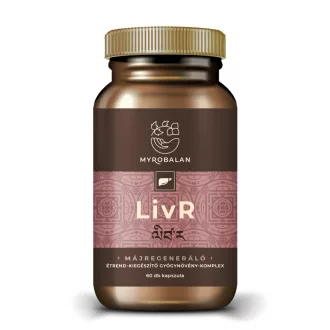   Myrobalan LivR májtisztító- és regeneráló gyógynövény-komplex