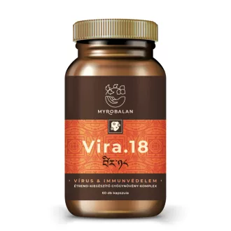   Myrobalan Vira.18 immunerősítő és vírusvédelem gyógynövény-komplex 60 db kapszula