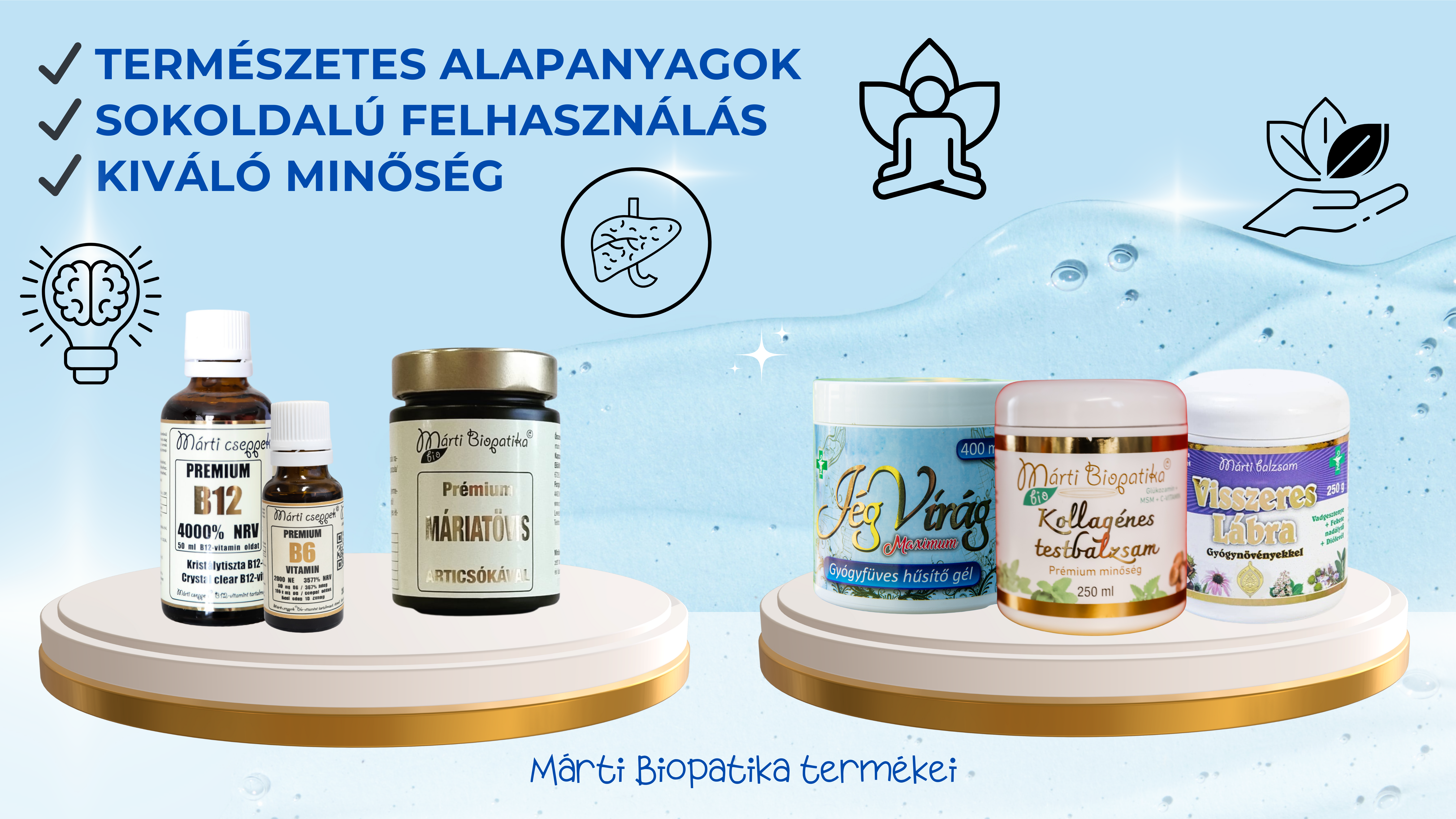 Természetes támogatás az egészségért: Ismerd meg az új Márti Biopatika termékeket!